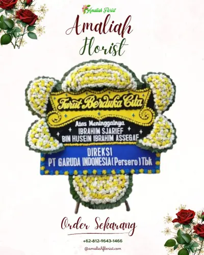 Papan Bunga Duka di Cipeucang