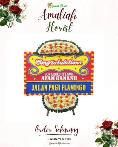 Bunga Papan Congratulation di Cipeucang